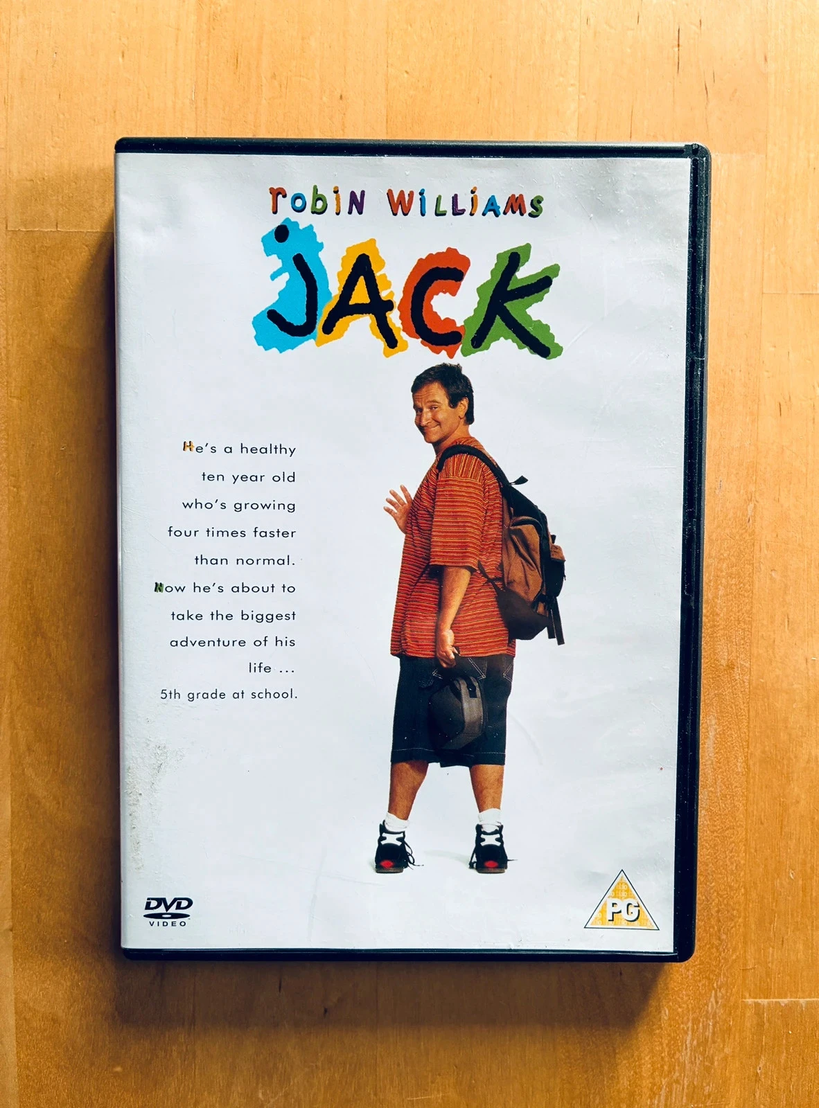 DVD Jack de Francis Ford Coppola avec Robin Williams.